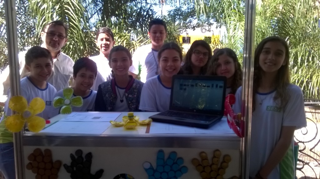 Estudantes do projeto urupet em campo