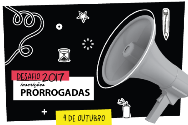 Desafio 2017 - Inscrições até 04 de outubro!