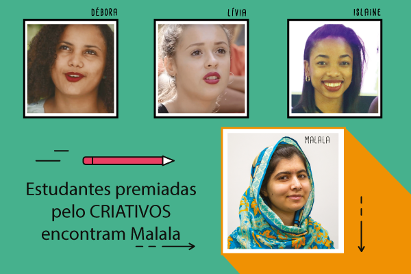 Malala no Brasil pela primeira vez!