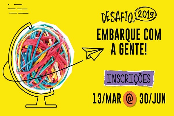 Desafio 2019: Inscrições abertas!